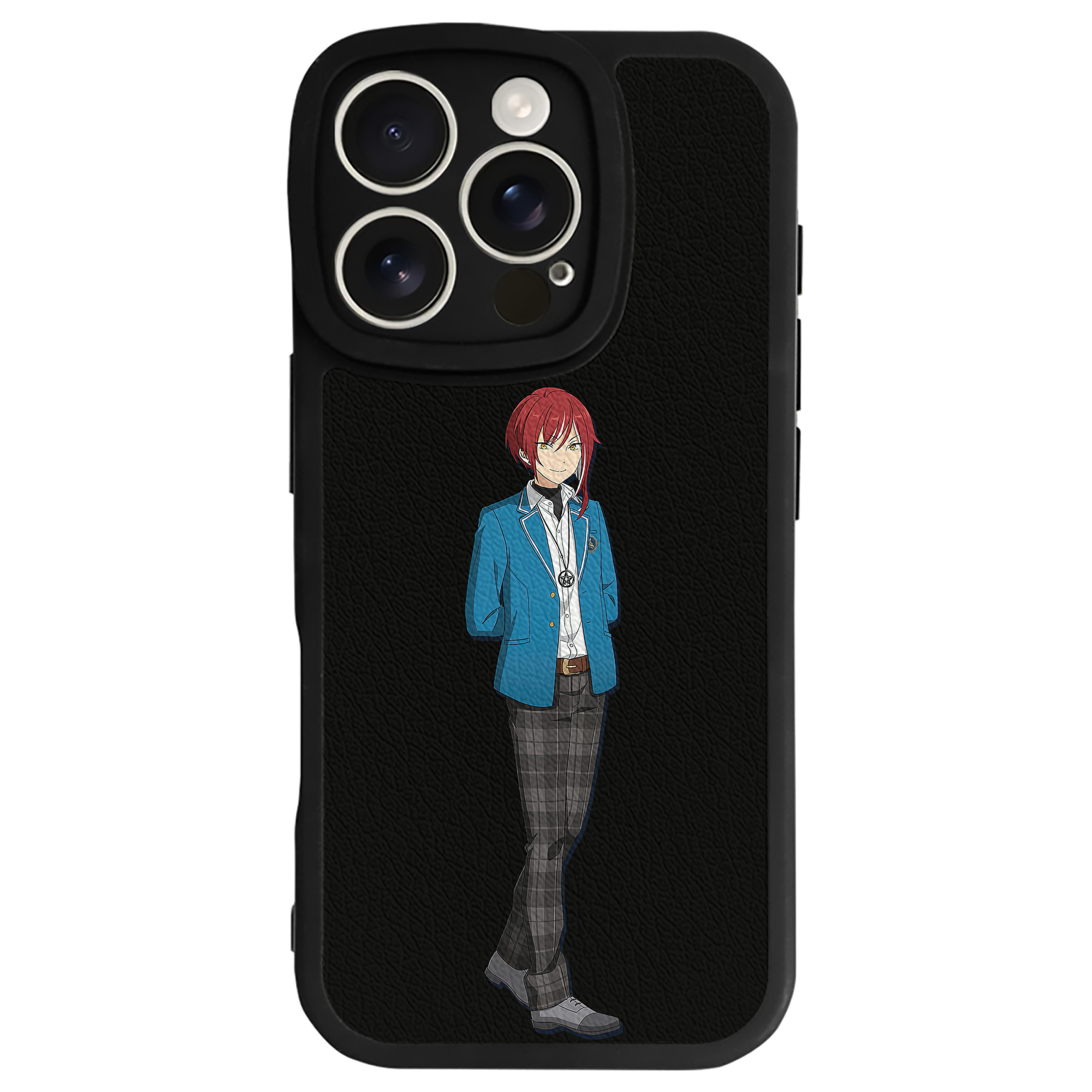 （画像用） あんさんぶるスターズ! Ensemble Stars 【iPhone 16シリーズ対応】シリコンスマホケース（レザー調） 材質：シリコン